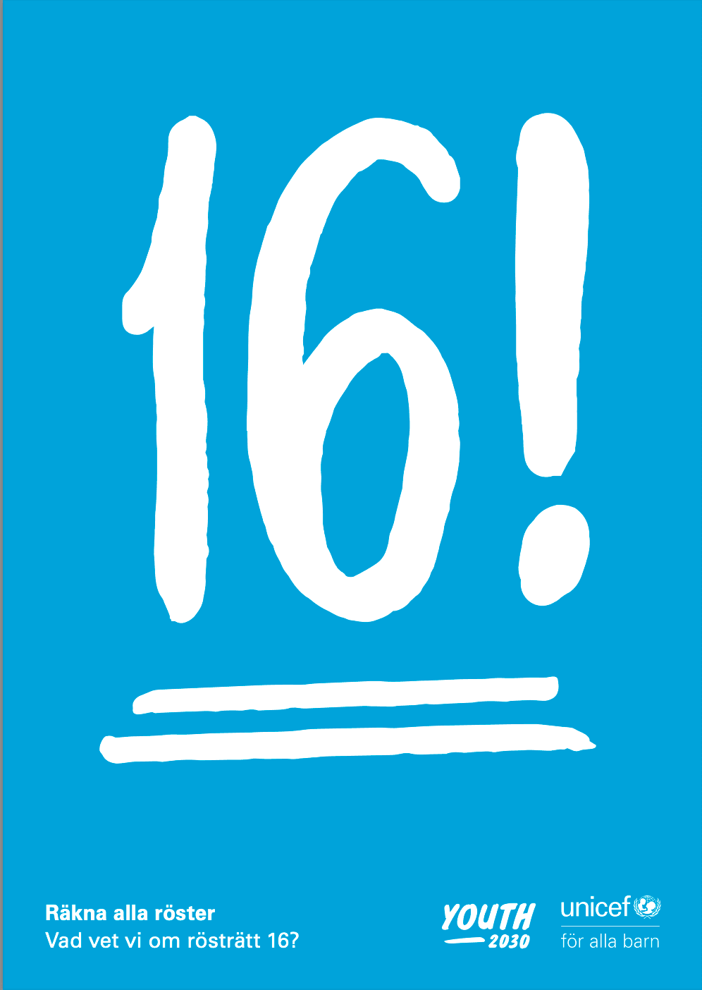 Omslag - sänkt rösträttsålder