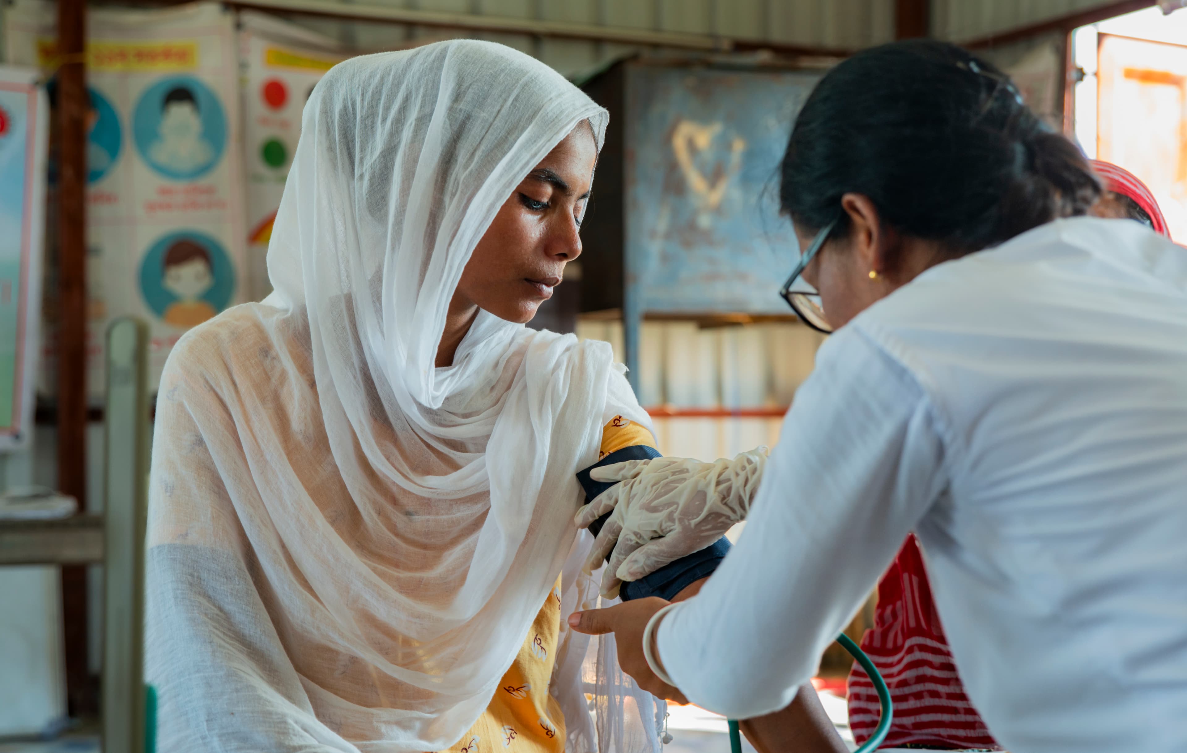 Gravid kvinna på hälsokontroll - Indien 2024