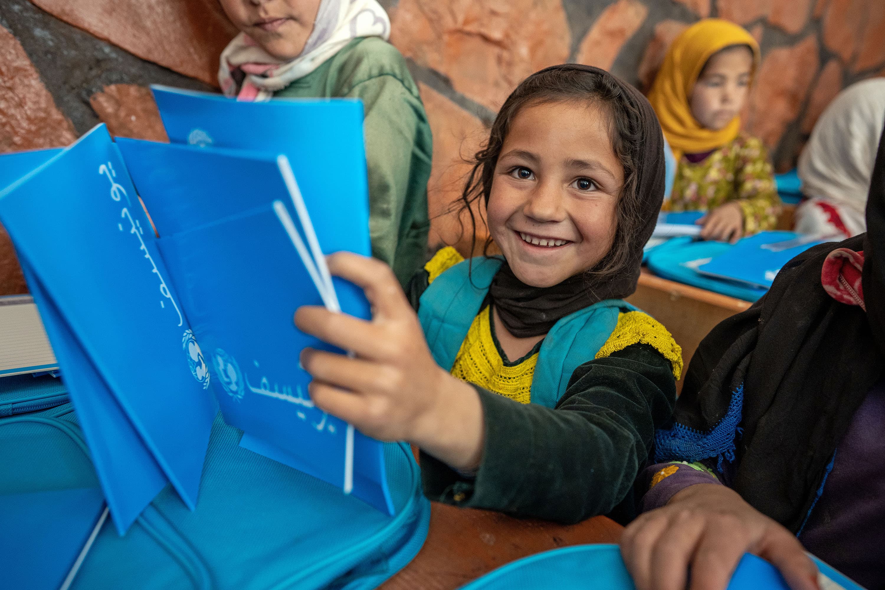 Flicka i skolan - Afghanistan 2024