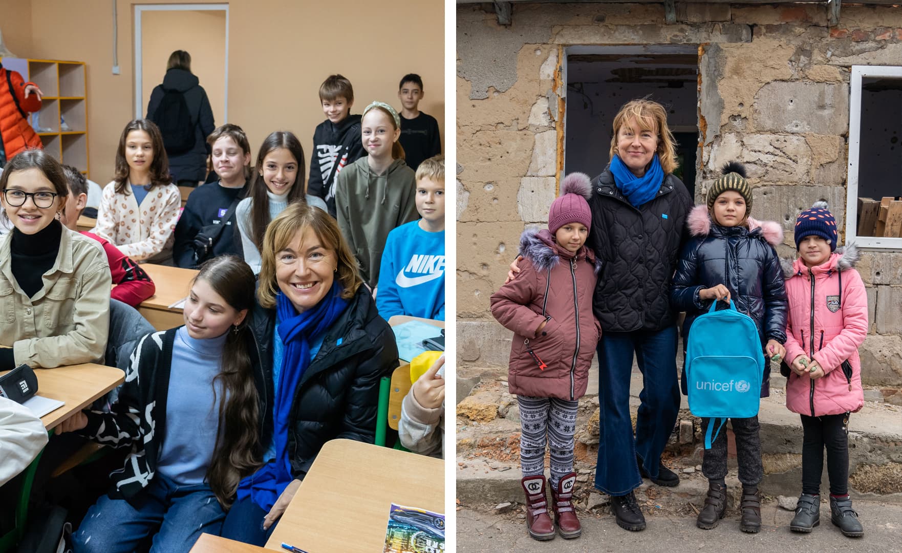 Pernilla Baralt - besök i Ukraina december 2023