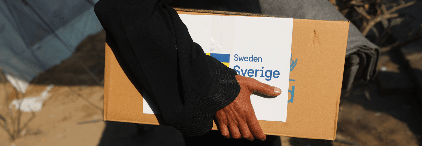 Vinterkläder tas emot - Gaza - 2025